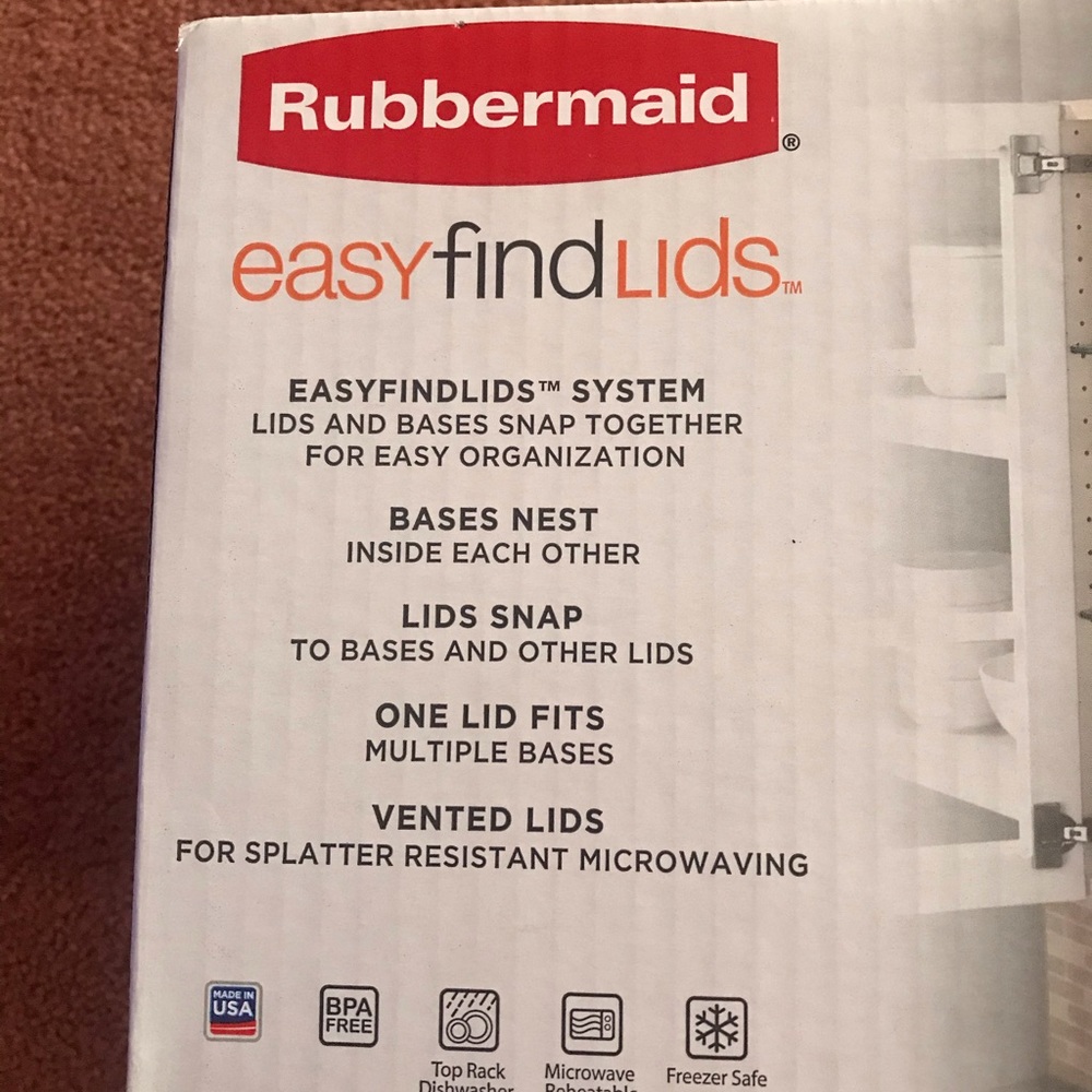 Rubbermaid easy find lids (38) piece set - Picture 3 of 8